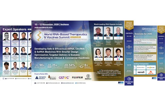World RNA-Based Therapeutics & Vaccines Summit Brochure Image